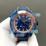 OVS Super Clone Omega Seamaster Planet Ocean 600m GMT Big Blue Mens Watch 